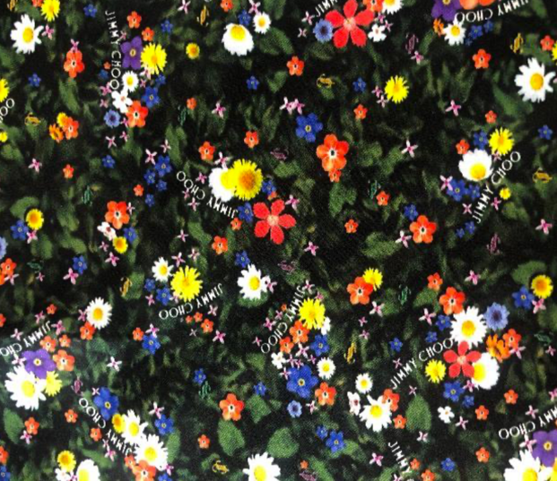 Ditsy Printed Silk